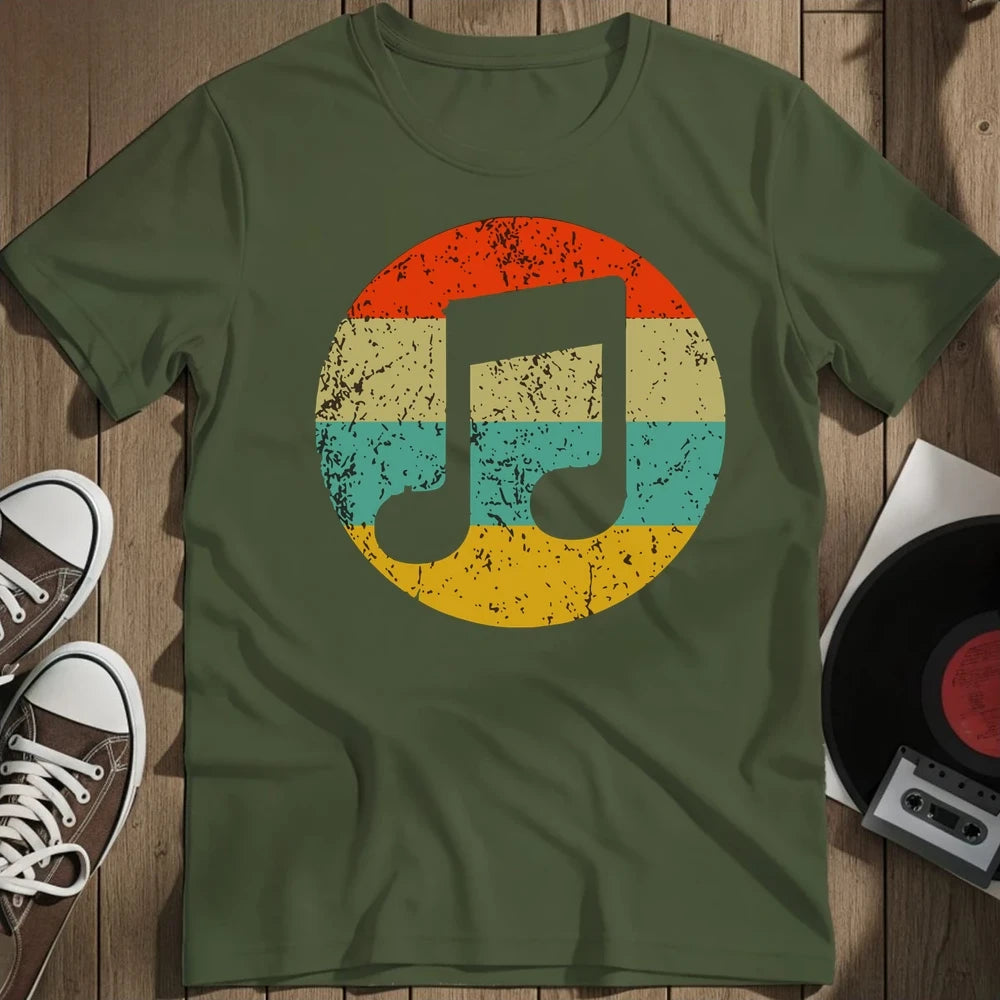 Distressed T-Shirt - Military Green