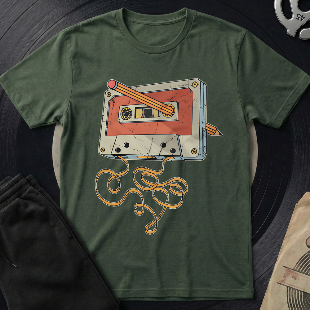 Oldskool Skills T-Shirt - Military Green