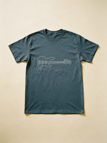 Low End Hero Tee - Dark Heather Grey flatlay