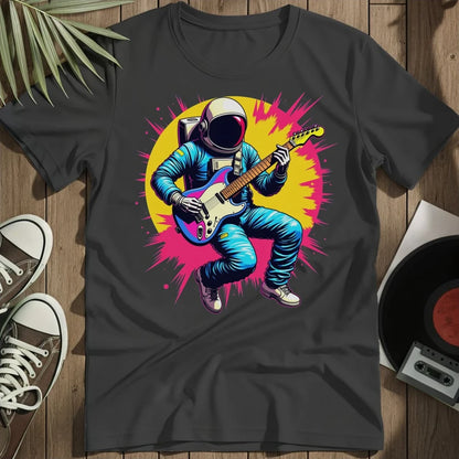 Astronaut Rocking T-Shirt - Black