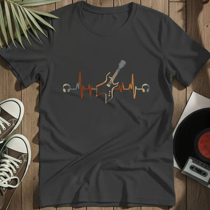 Colorful Lifeline T-Shirt - Black