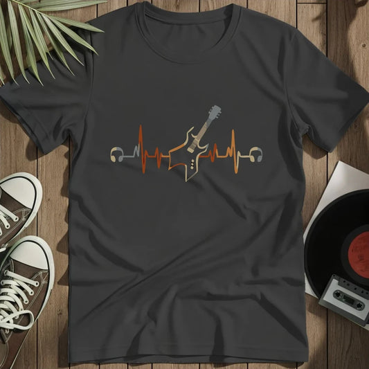 Colorful Lifeline T-Shirt - Black