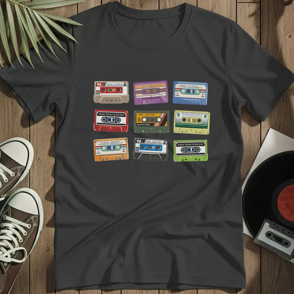 9 times Old Skool T-Shirt - Black