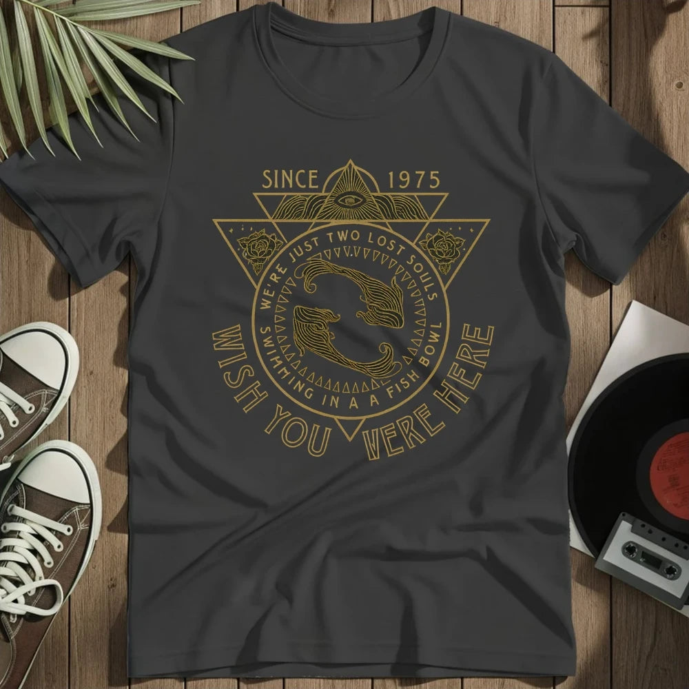 Wish You Were Here T-Shirt - Black