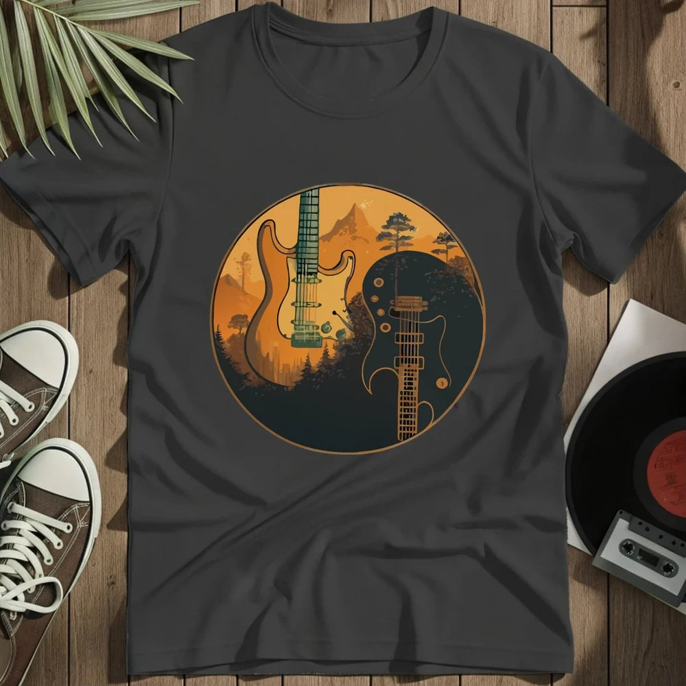 Yin Yang Guitars T-Shirt - Black