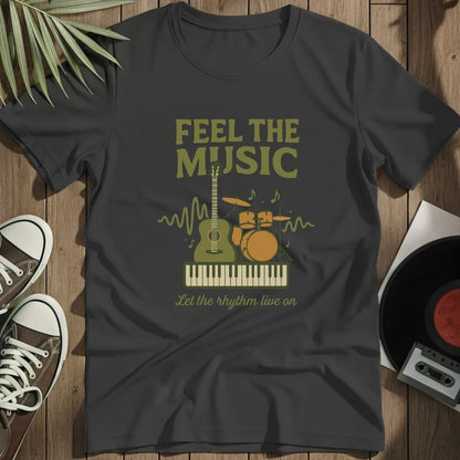 Feel The Music T-Shirt - Black