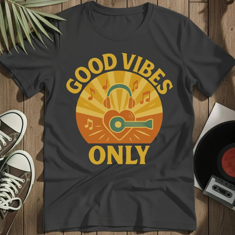 Good Vibes Only T-Shirt - Black