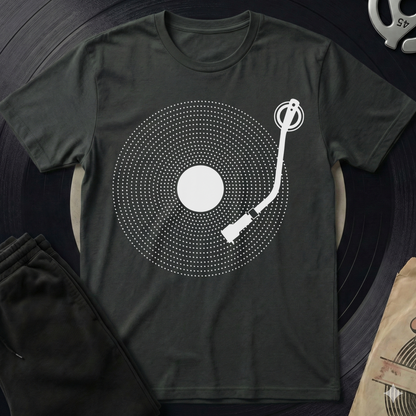 Vinyl Dots T-Shirt - Black