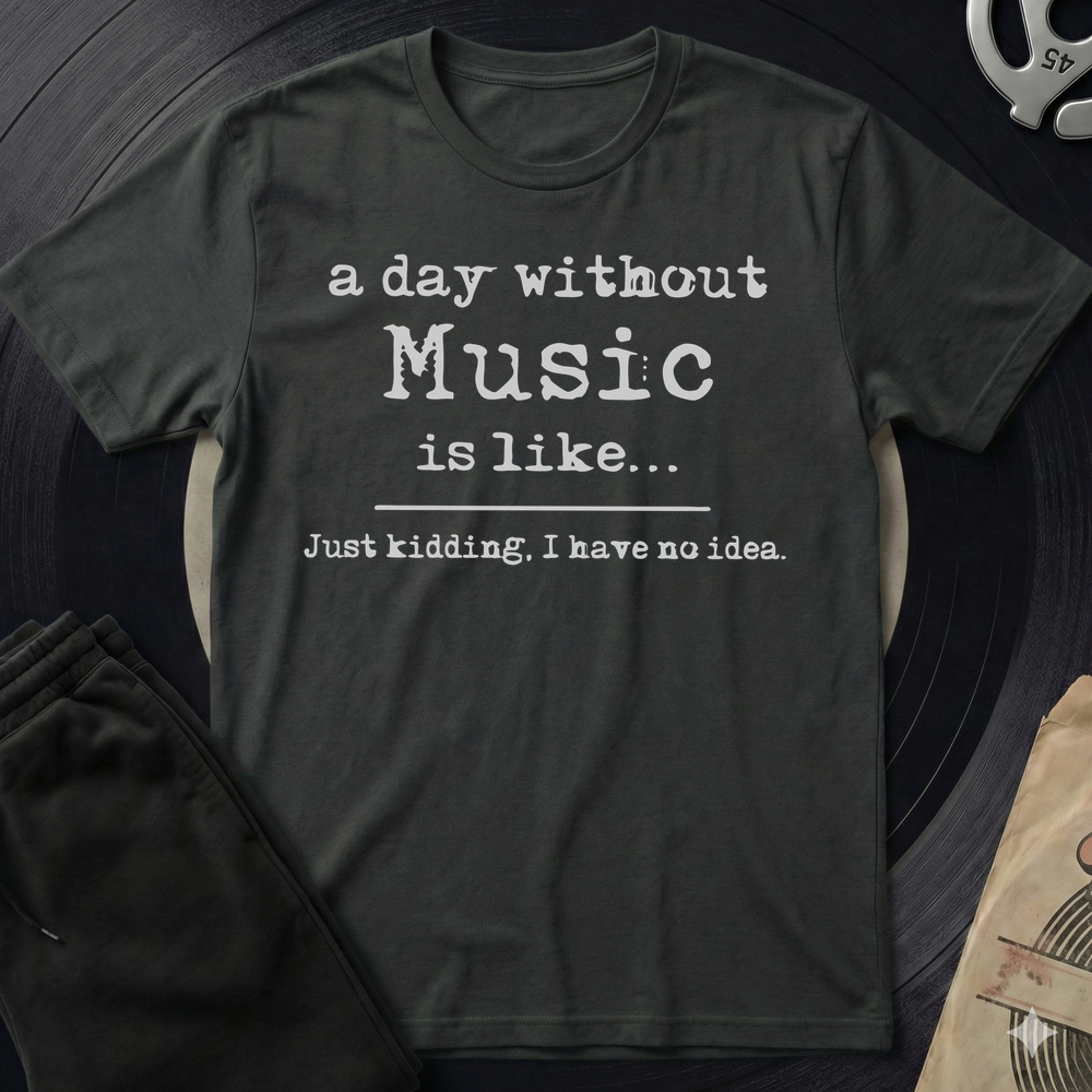 A Day Without T-Shirt - Black