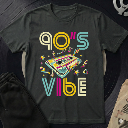 90 S Vibe T-Shirt - Black
