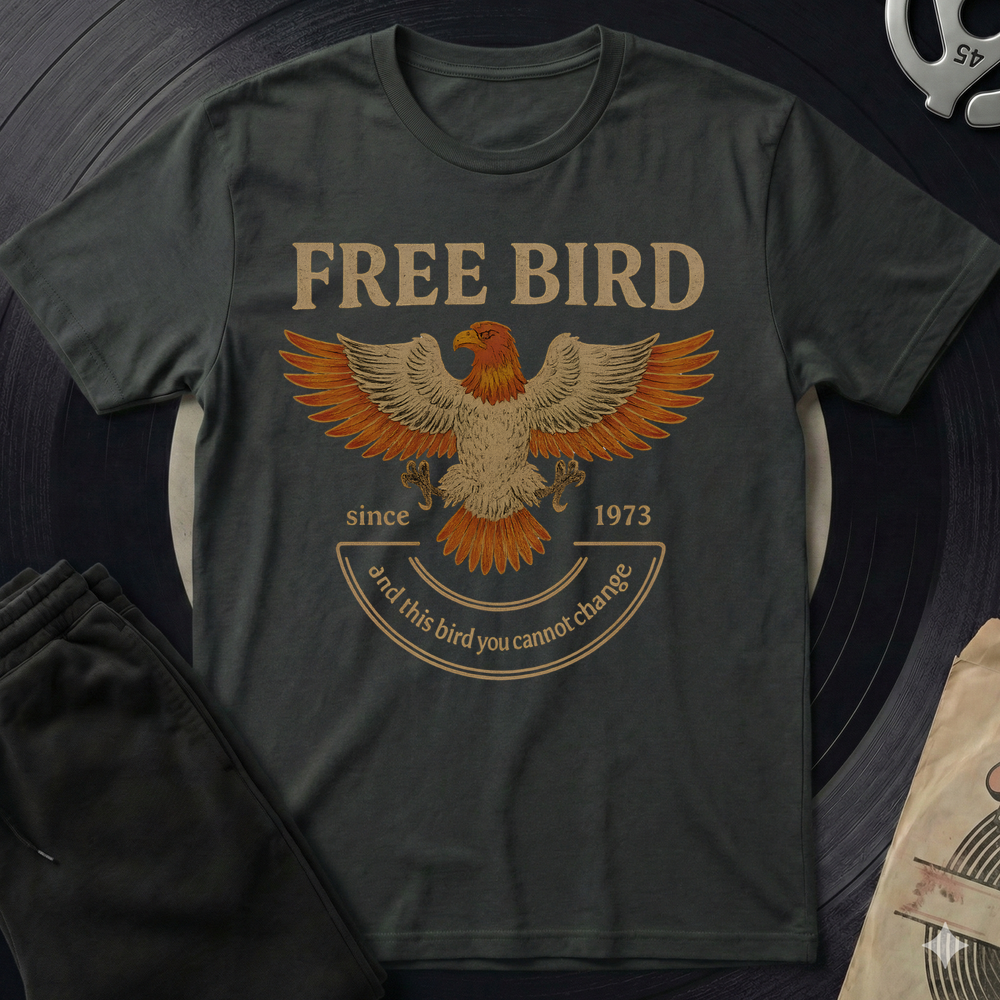 Free Bird T-Shirt - Black