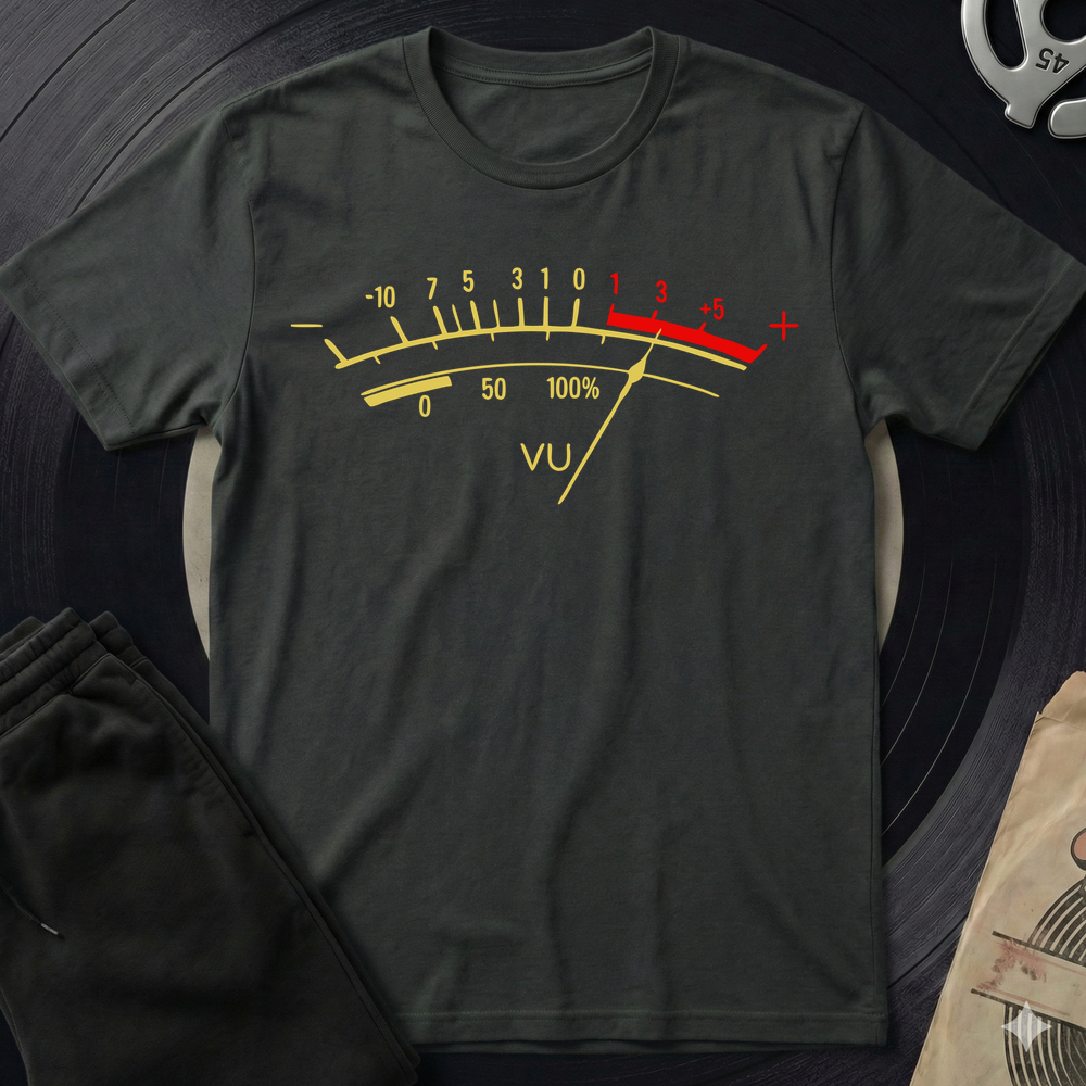 Vu Meter T-Shirt - Black