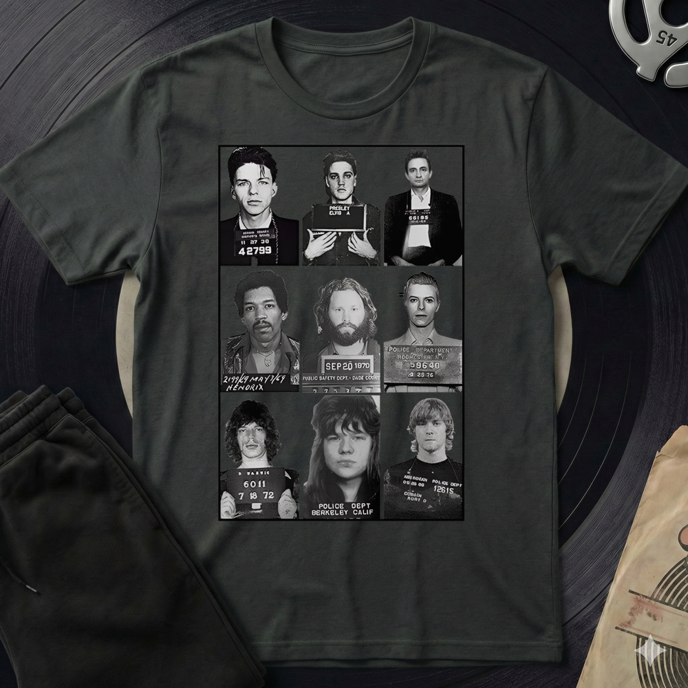 Famous Mugshot T-Shirt - Black