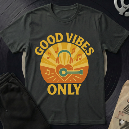 Good Vibes Only T-Shirt - Black