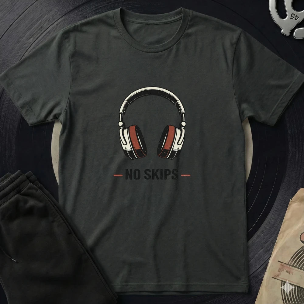 No Skips T-Shirt - Black