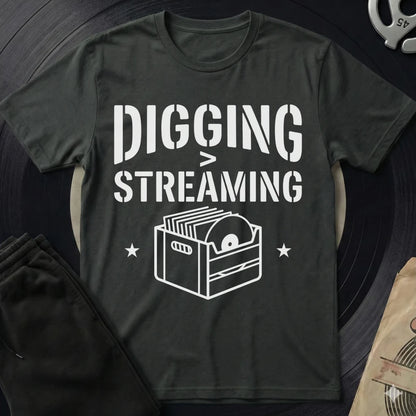 Digging Stream T-Shirt - Black