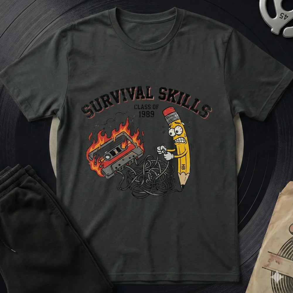 Survival Skills T-Shirt - Black