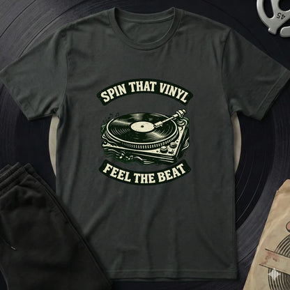 Spin That Vinyl T-Shirt - Black