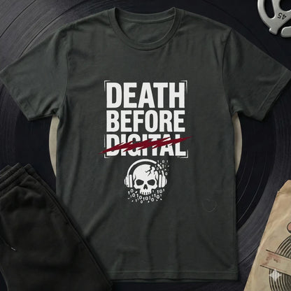 Death Before Digital T-Shirt - Black