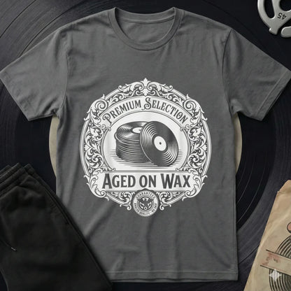 Aged On Wax T-Shirt - Charcoal