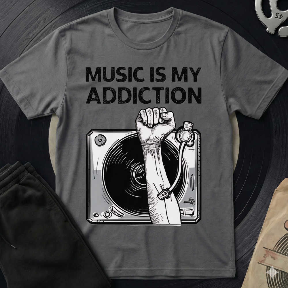Addiction T-Shirt - Charcoal