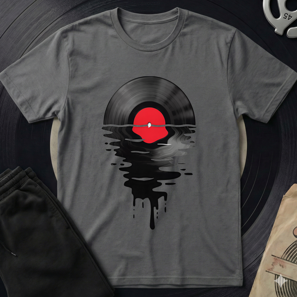 Hot Vinyl T-Shirt - Charcoal