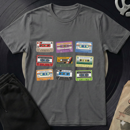 9 Times Oldskool T-Shirt - Charcoal