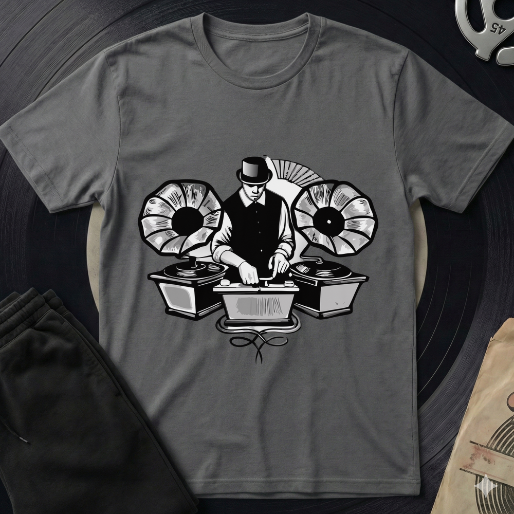 Classic Dj T-Shirt - Charcoal