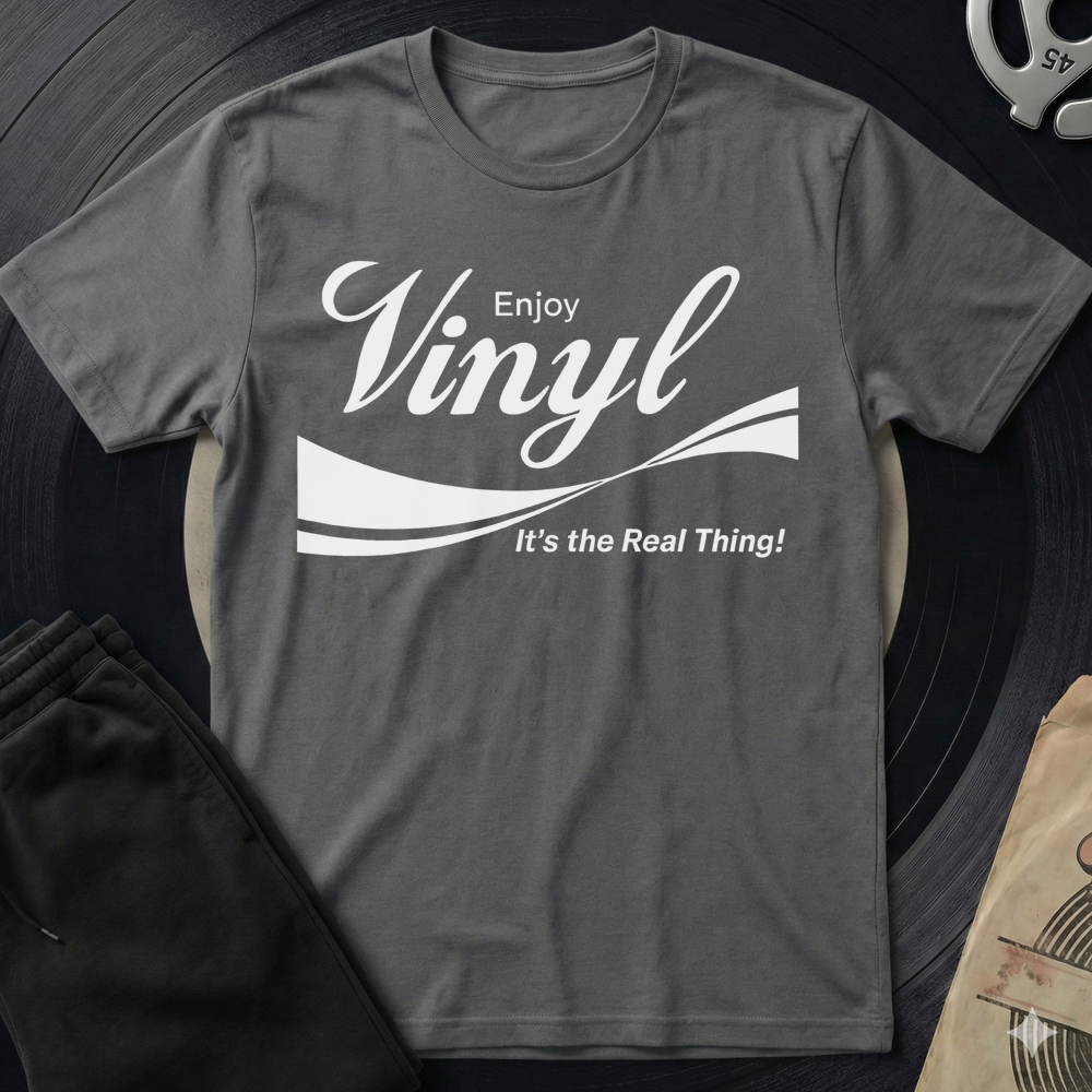 Vinyl Coke T-Shirt - Charcoal