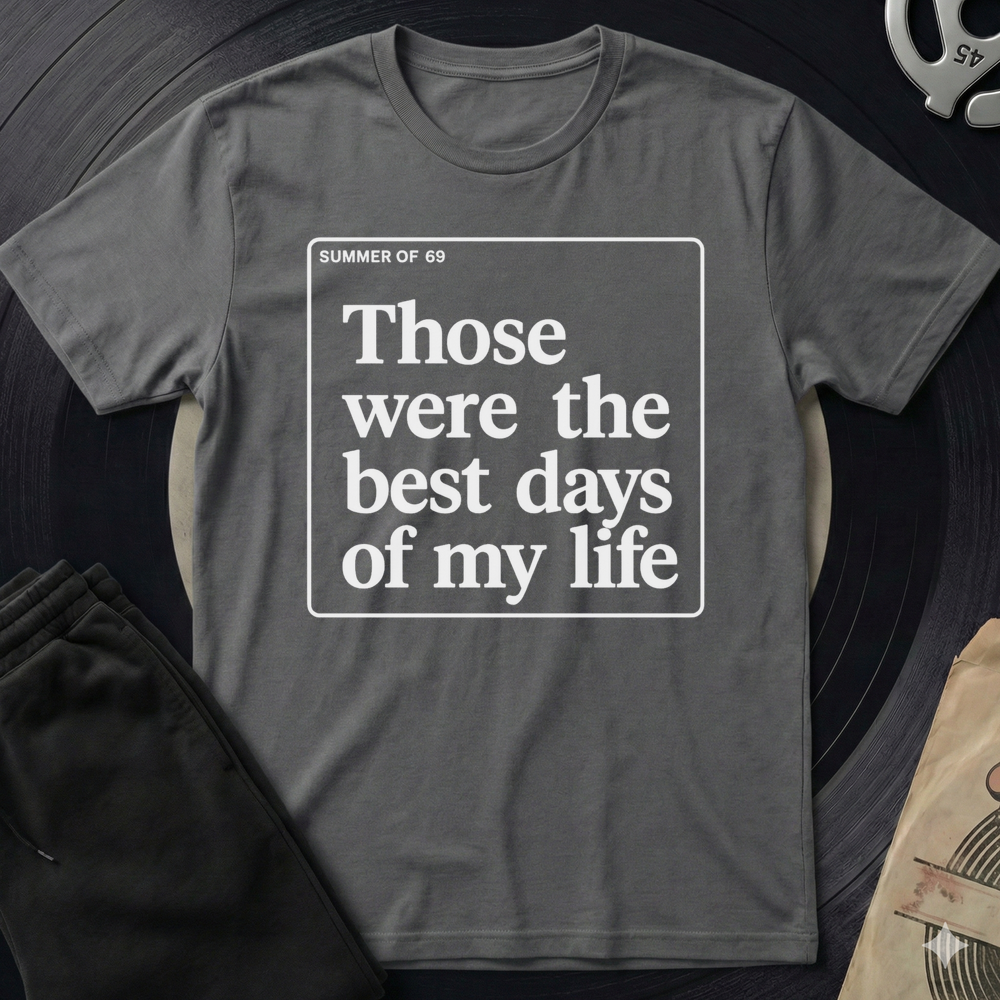 Summer Of 69 T-Shirt - Charcoal
