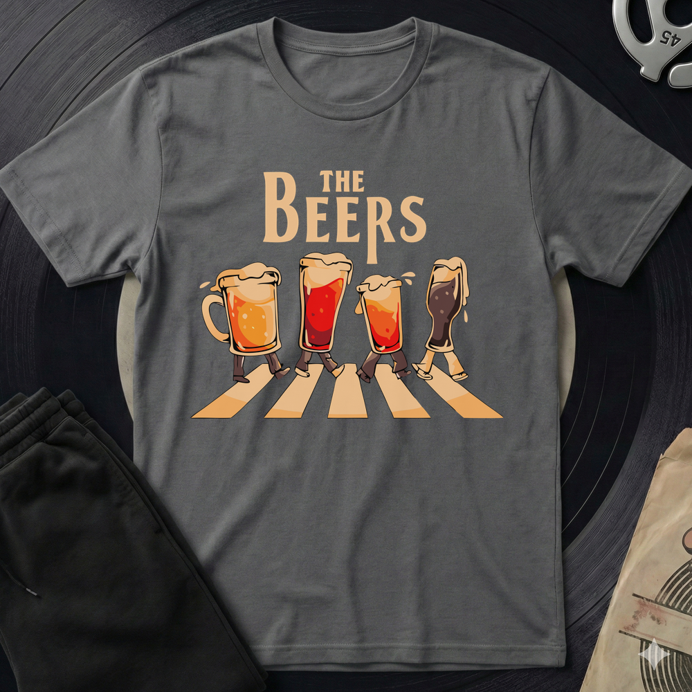 The Beers T-Shirt - Charcoal
