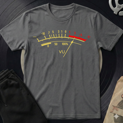 Vu Meter T-Shirt - Charcoal