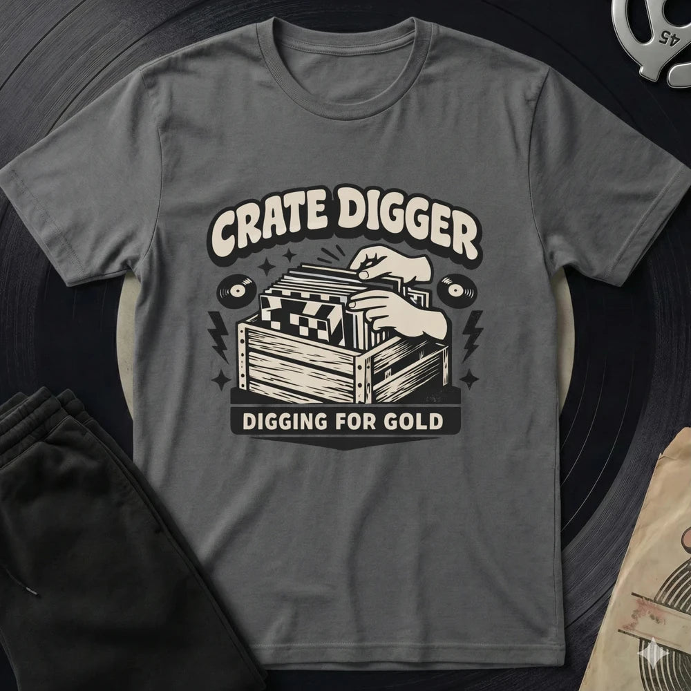 Digging For Gold T-Shirt - Charcoal