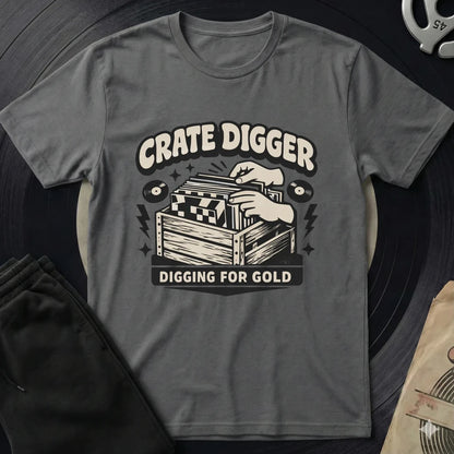 Digging For Gold T-Shirt - Charcoal