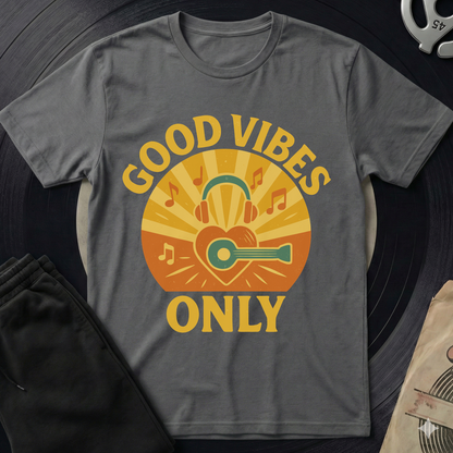 Good Vibes Only T-Shirt - Charcoal