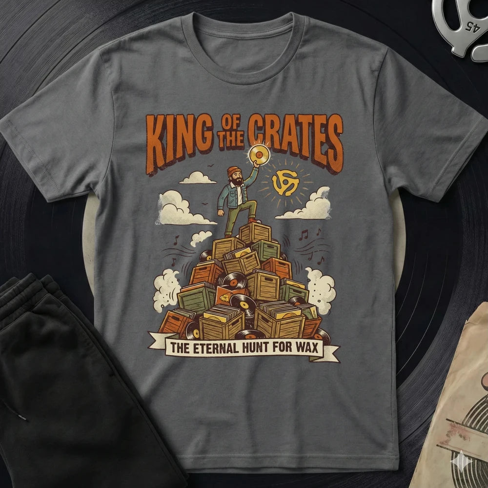 King Of The Crates T-Shirt - Charcoal