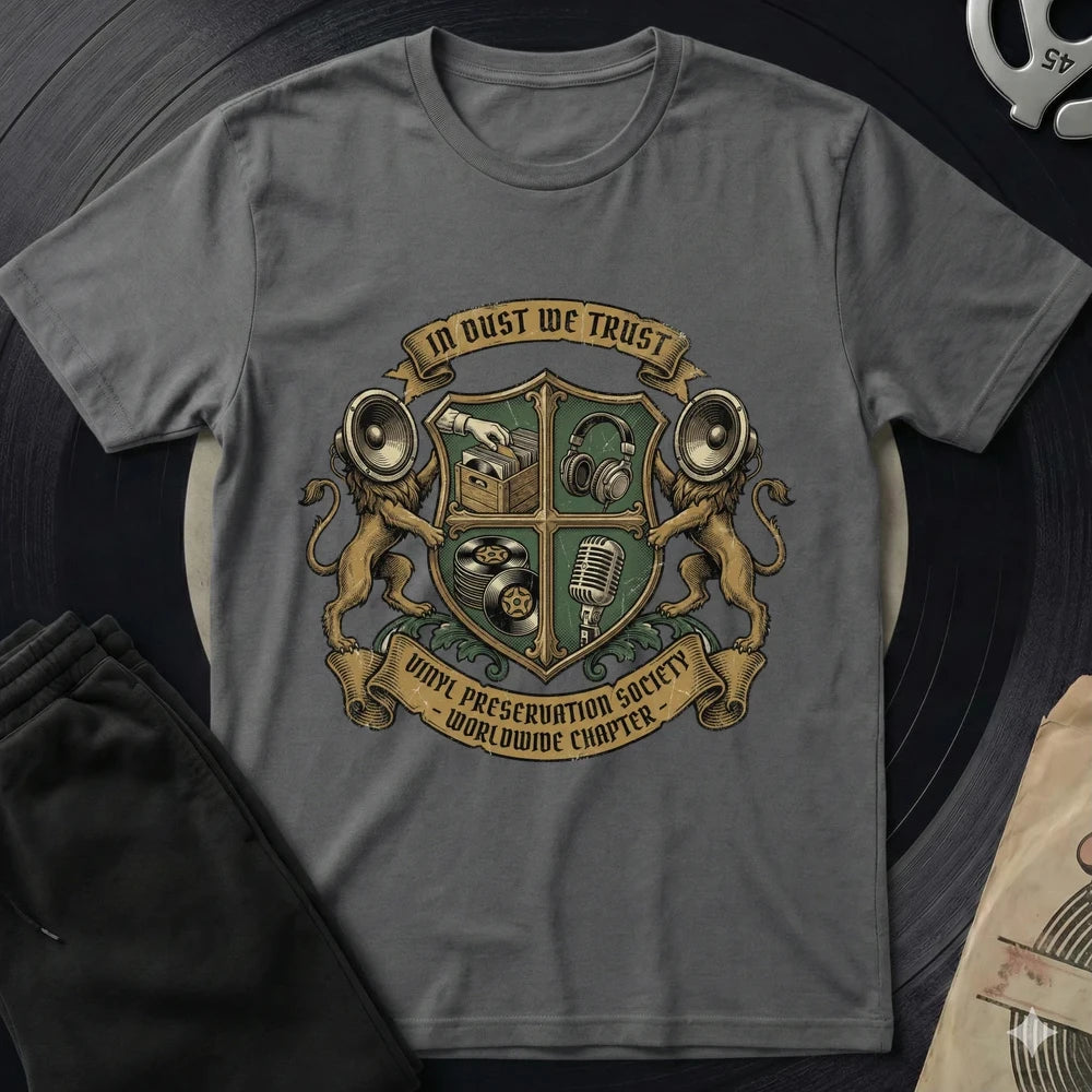 In Dust We Trust T-Shirt - Charcoal