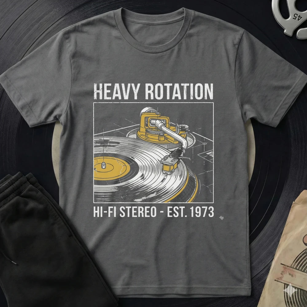 Heavy Rotation T-Shirt - Charcoal