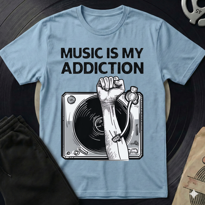 Addiction T-Shirt - Light Blue