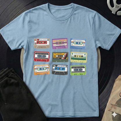 9 Times Oldskool T-Shirt - Light Blue