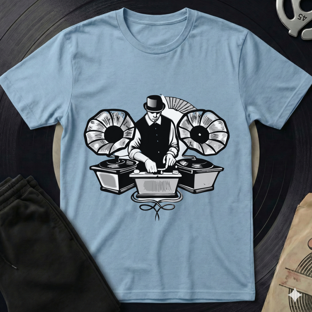Classic Dj T-Shirt - Light Blue