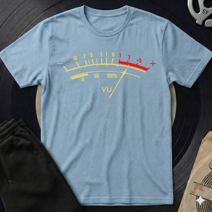 Vu Meter T-Shirt - Light Blue