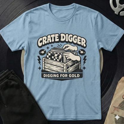 Digging For Gold T-Shirt - Light Blue