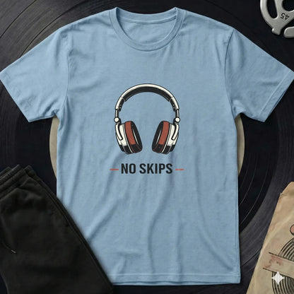 No Skips T-Shirt - Light Blue