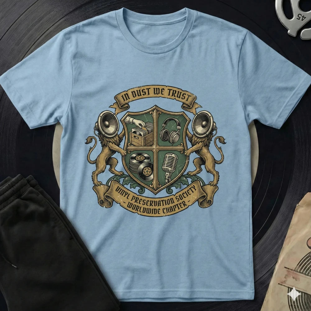 In Dust We Trust T-Shirt - Light Blue