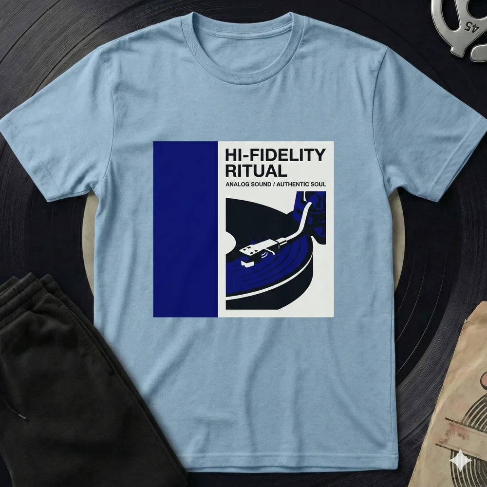 Hi-Fi Ritual T-Shirt - Light Blue
