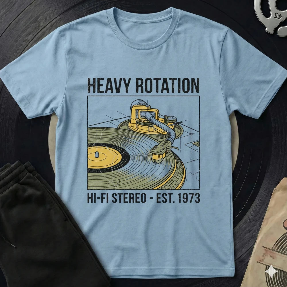 Heavy Rotation T-Shirt - Light Blue
