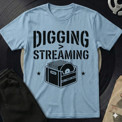 Digging Stream T-Shirt - Light Blue