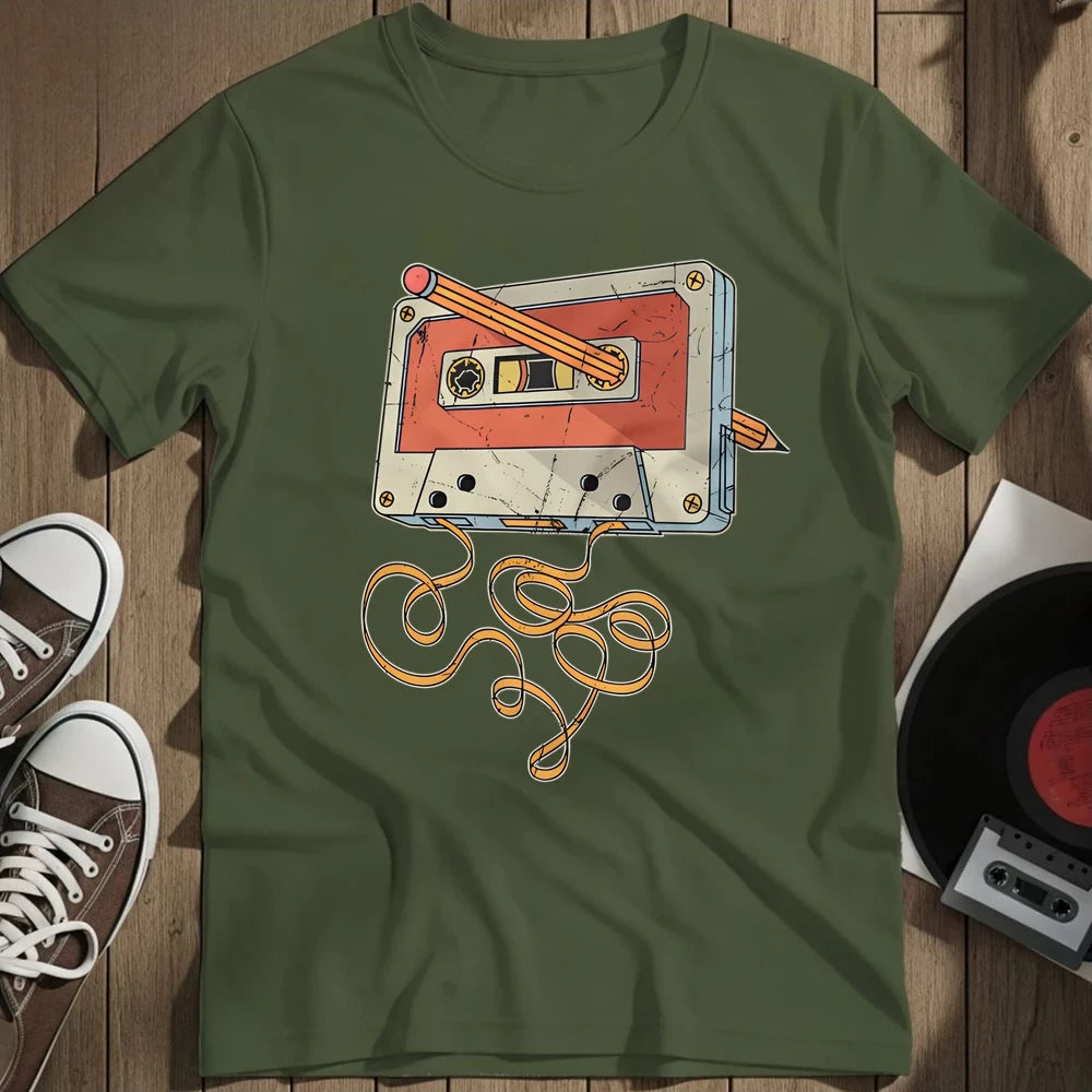 Oldskool Skills T-Shirt - Military Green