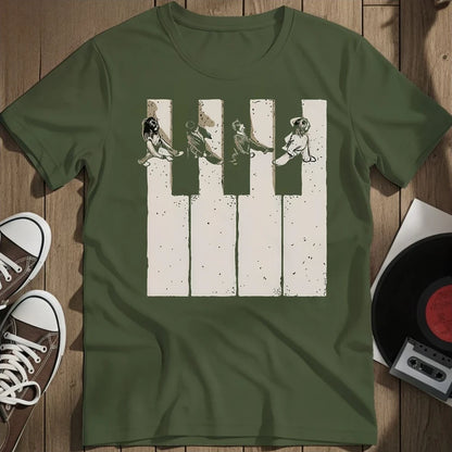 Piano T-Shirt - Military Green